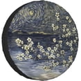 thumbnail image 1 of Flowers Spare Tire Cover Wheel Protectors for Decoration and Weather Protection for Trailers Rv SUV Truck Campervan Travel Trailer, 1 of 10