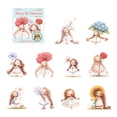 thumbnail image 1 of Flowers Sticker Decorative StickeJournal Sticker Cartoon Girl Sticker for Laptop, 1 of 14