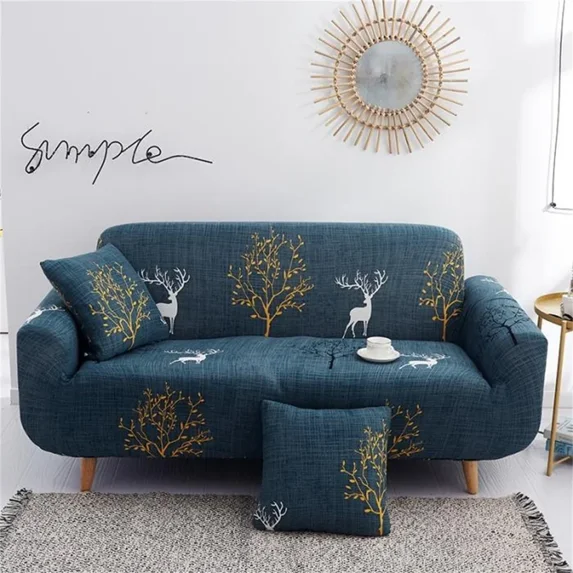 Flowers Style On The Sofa Cover Extendable Cover For Sofa Home Sofas For Living Room Covers Decor Elastic Corner Sofas Covers