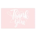 thumbnail image 1 of Flowers Thank You Card - 30 Pieces Gift Card Insert for Creative Festival Packaging and Decoration, Pink Design, 1 of 2