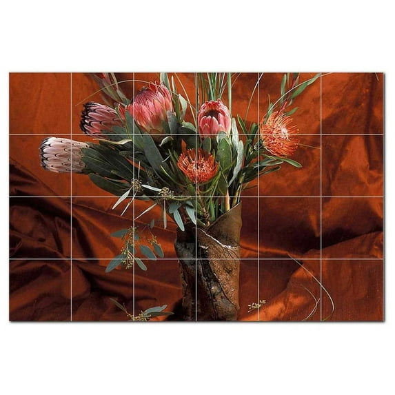 Flowers Usda Ceramic Tile Mural Kitchen Backsplash Bathroom Shower, 405081-XL64
