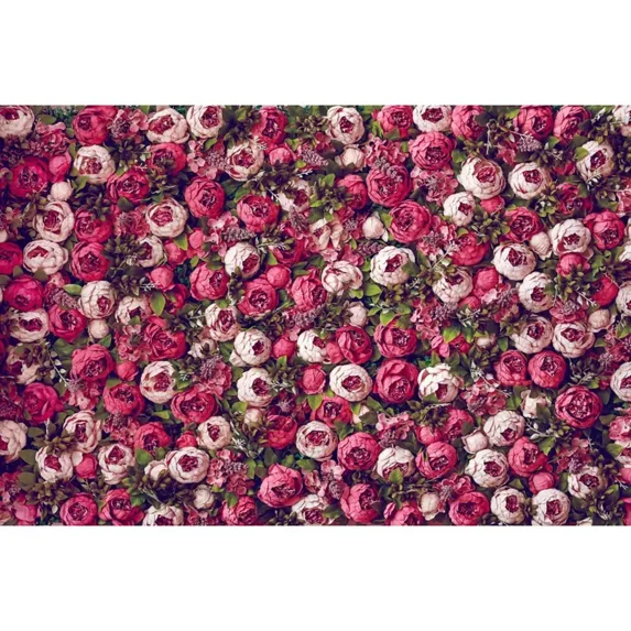 Flowers Wall Backdrops Photography Birthday Wedding ration Custom Pink Red Rose Home Studio Photo Backgrounds Props