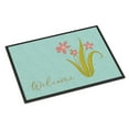 thumbnail image 1 of Flowers Welcome Door Mat, 1 of 4