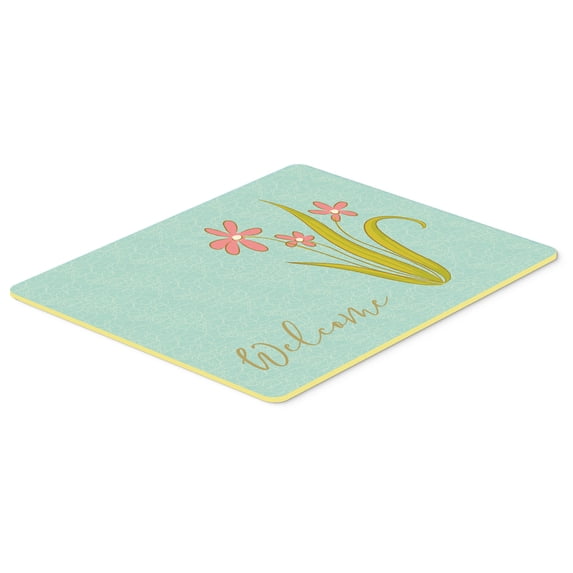 Flowers Welcome Kitchen or Bath Mat 24x36 BB8552JCMT