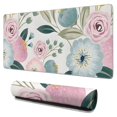 thumbnail image 1 of Flowers and White Stamens Desk Mouse Pad Pad Mouse Waterproof Non Slip for Office Home Work Gaming Desktop Tables Mousepad Rubber Base Mousepad with Stitched Edges 35.4x15.7inches, 1 of 7