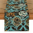 Flowers Wildflowers Daisies Table Runners Kitchen Table ration Washable