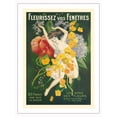 thumbnail image 1 of Flowers in Your Windows (Fleurissez vos Fenêtres) - Perisian Florist - Vintage Advertising Poster by Leonetto Cappiello c.1921 - Bamboo Fine Art 290gsm Paper Print (Unframed) 24x32in, 1 of 4