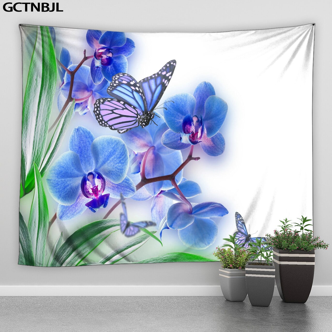 Tenture Murale L'art De Chine – Garden Welcome Spring – Coton Et Polyester