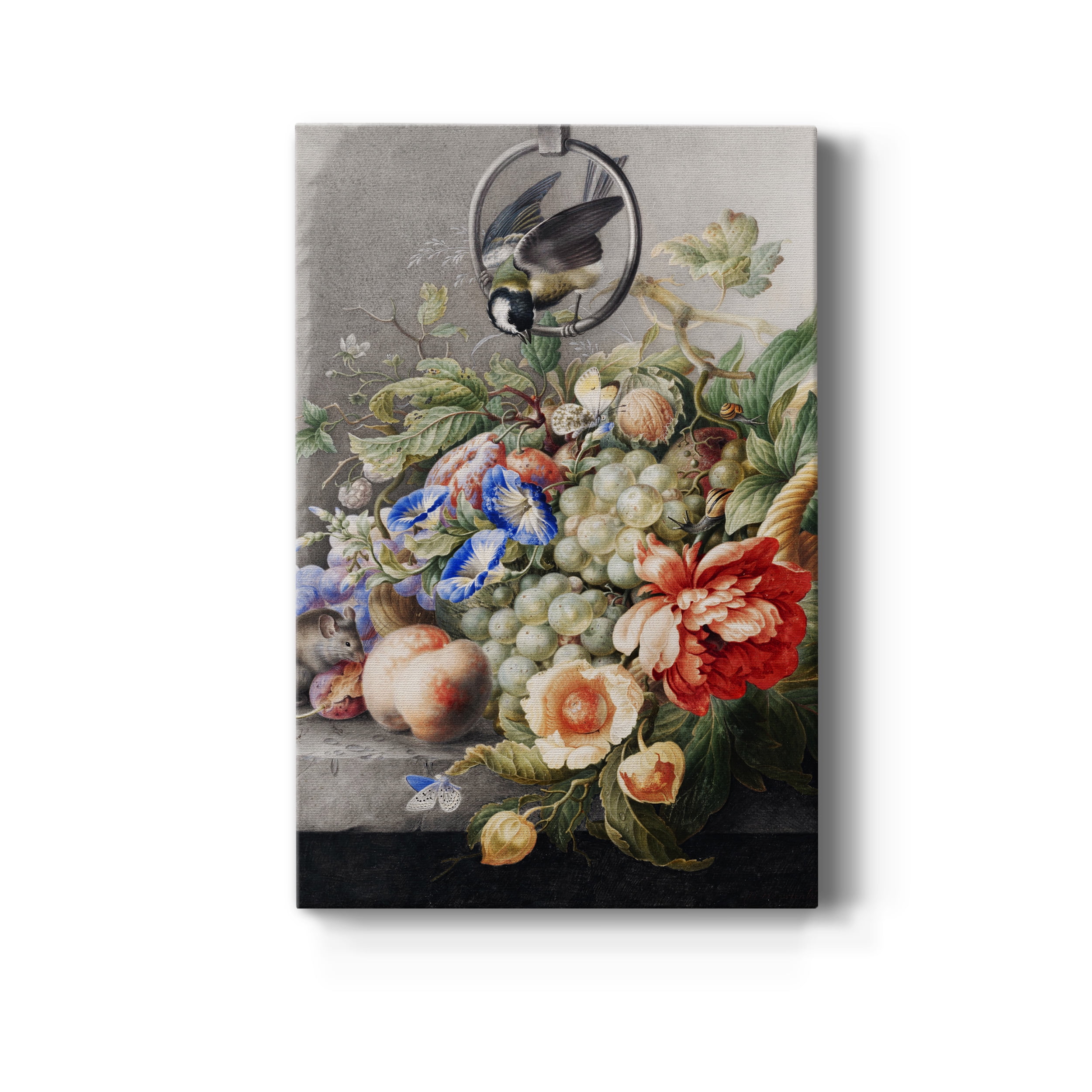 Flowers and Fruits Premium Gallery Wrapped Canvas - Ready to Hang - 12 x 18