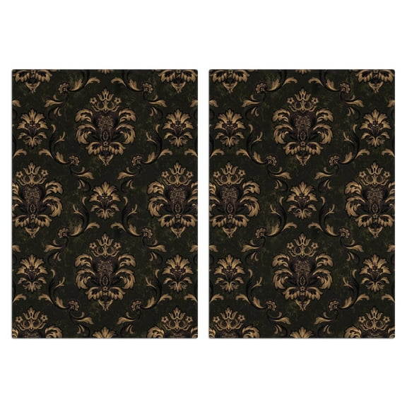 Flowers and Plants Kitchen Towels Set Of 2, Absorbent and Soft Dish Towels for Farmhouse Decor, Country Kitchen.