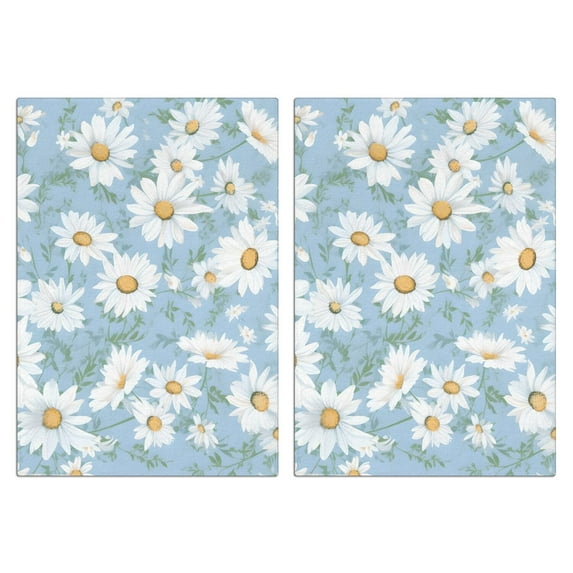 Flowers and Plants Kitchen Towels Set Of 2, Absorbent and Soft Dish Towels for Farmhouse Decor, Country Kitchen.