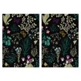 thumbnail image 1 of Flowers and Plants Kitchen Towels Set Of 2, Absorbent and Soft Dish Towels for Farmhouse Decor, Country Kitchen., 1 of 3