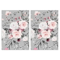 Flowers and Plants Kitchen Towels Set Of 2, Absorbent and Soft Dish Towels for Farmhouse Decor, Country Kitchen.