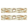 thumbnail image 1 of Flowers and Skulls Extra Long Silicone Algae Sink Mat 30x5.4in 2 Pack Waterproof Pad for Large Faucets, RV and Bathroom Sink, 1 of 10