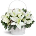 thumbnail image 1 of Flowers by Frances Silver Kisses Basket - Premium, 1 of 1