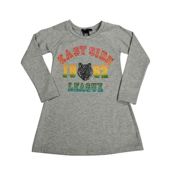 Flowers by Zoe Girls' Long Sleeve Trendy Elegance A-Line Dress