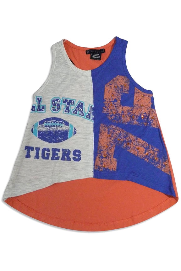 Girls' Racerback Tank Tops with a Vibrant Flair