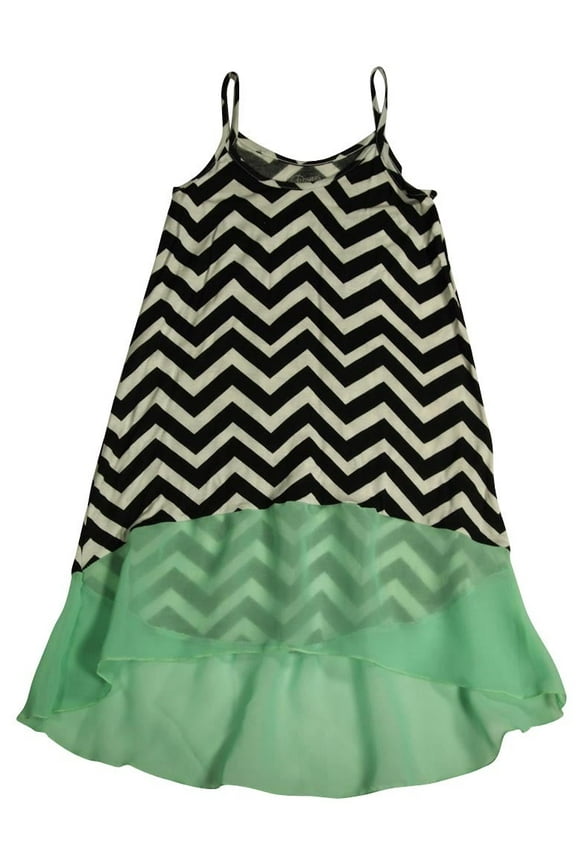 - Little Girls Tank Dress - 6 Styles to Choose - 30 Day Guarantee 33494-5 (zig zag)