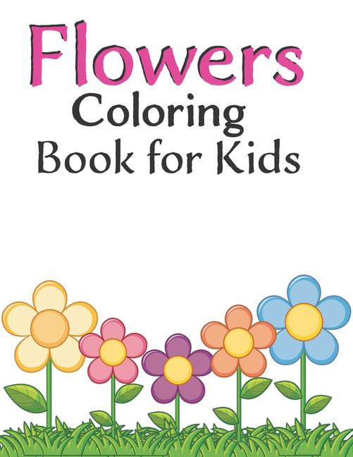 Flowers Color by number book for kids Ages 8-12: Flower color by
