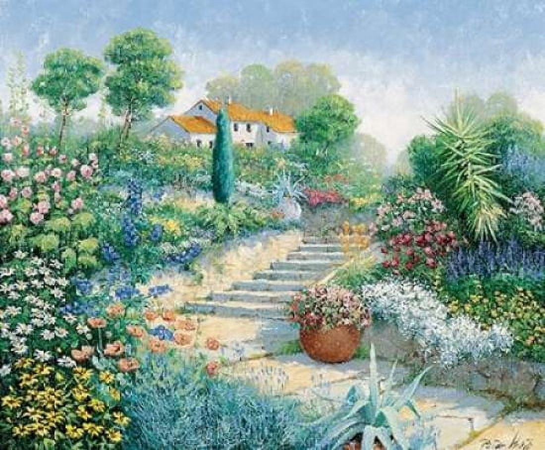 Flowers everywhere Canvas Art - Peter Motz (20 x 24)