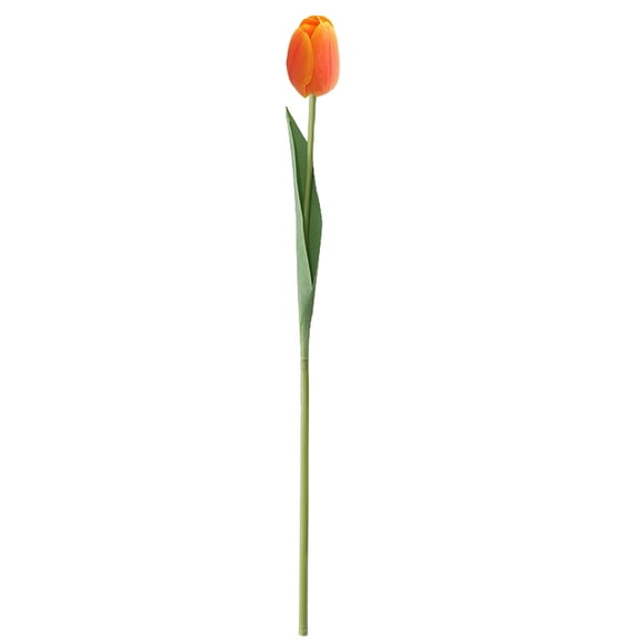 Flowers for Home with Raffia - Large Centerpiece for Weddings and Parties, 47 cm, Orange