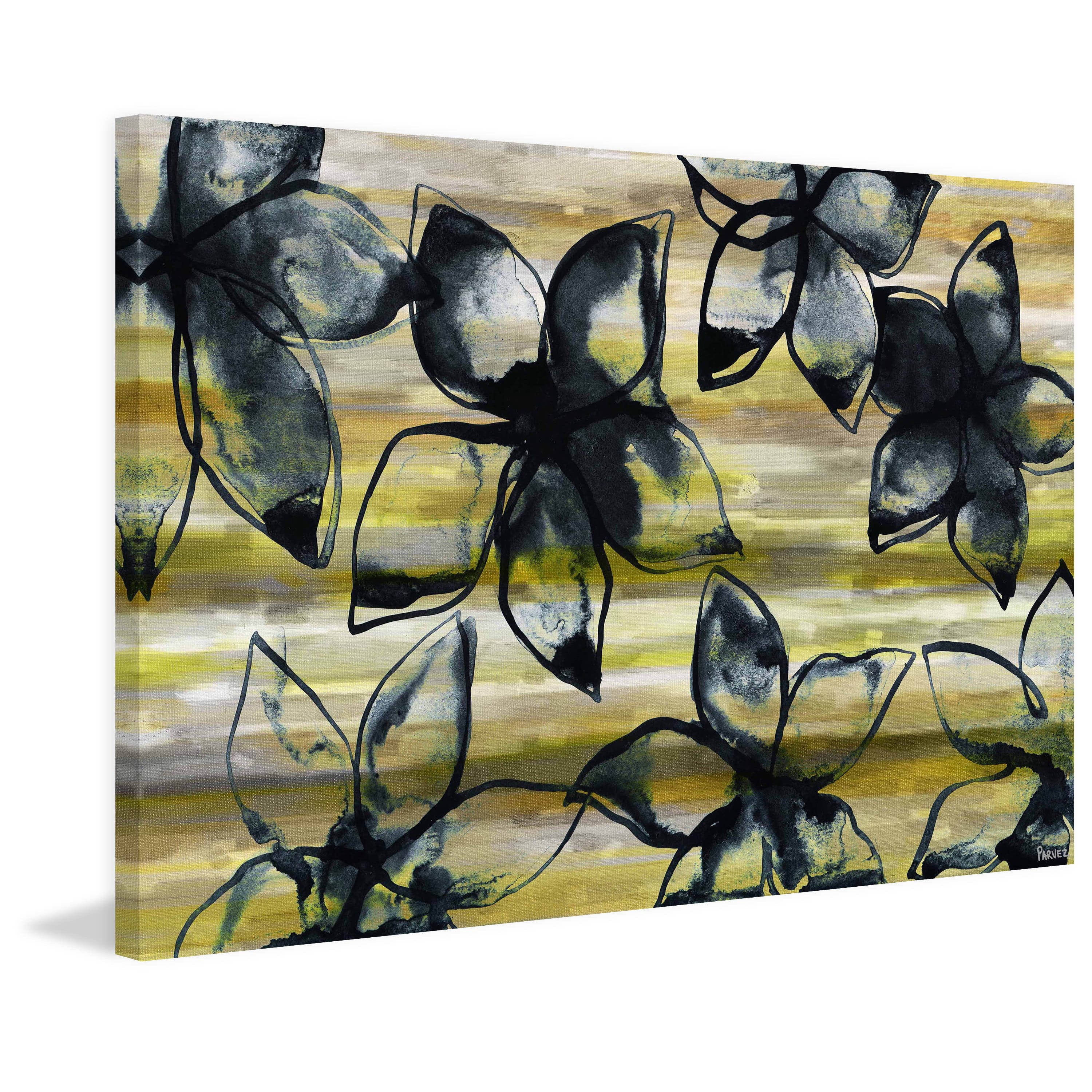 "Flowers in Bloom" Painting Print on Canvas