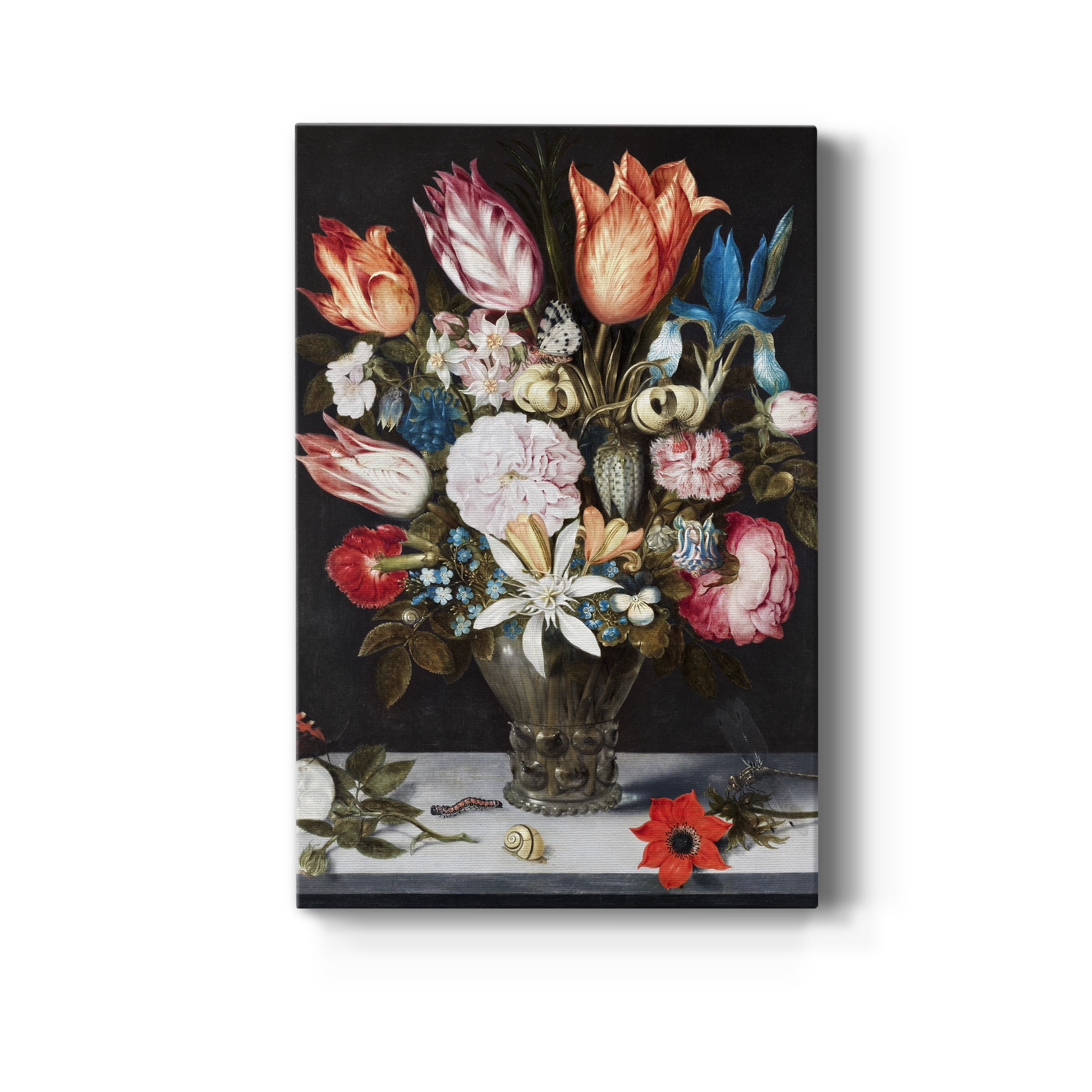 Flowers in a Glass Premium Gallery Wrapped Canvas - Ready to Hang - 40 x 60