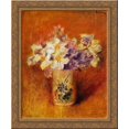 thumbnail image 1 of Flowers in a Vase 20x24 Gold Ornate Wood Framed Canvas Art by Renoir, Pierre Auguste, 1 of 2