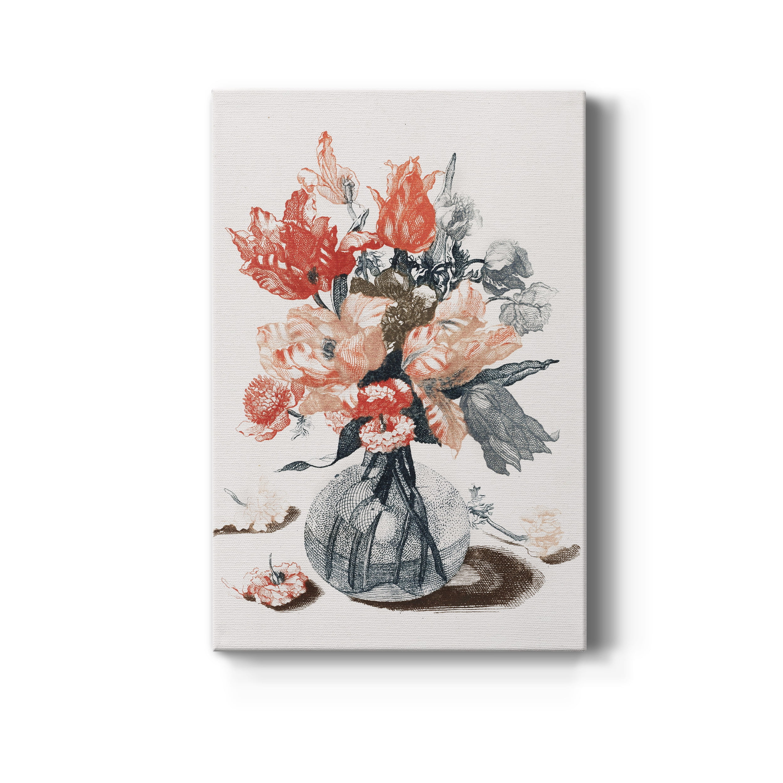 Flowers in a Vase IV Premium Gallery Wrapped Canvas - Ready to Hang - 8 x 12