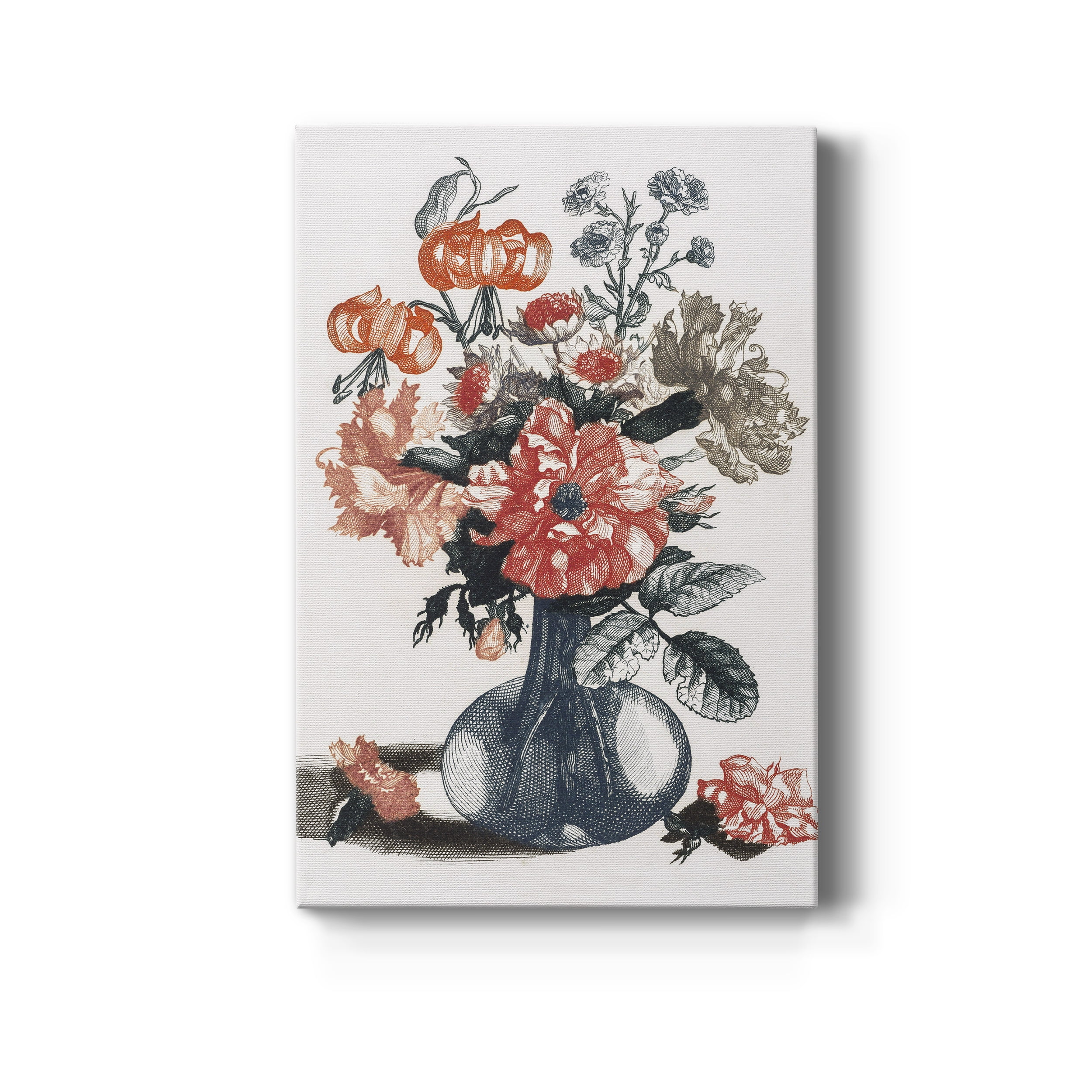 Flowers in a Vase Premium Gallery Wrapped Canvas - Ready to Hang - 40 x 60