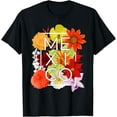 thumbnail image 1 of Flowers of Mexico Word Art - Mexican Pride T-Shirt TShirt, 1 of 4
