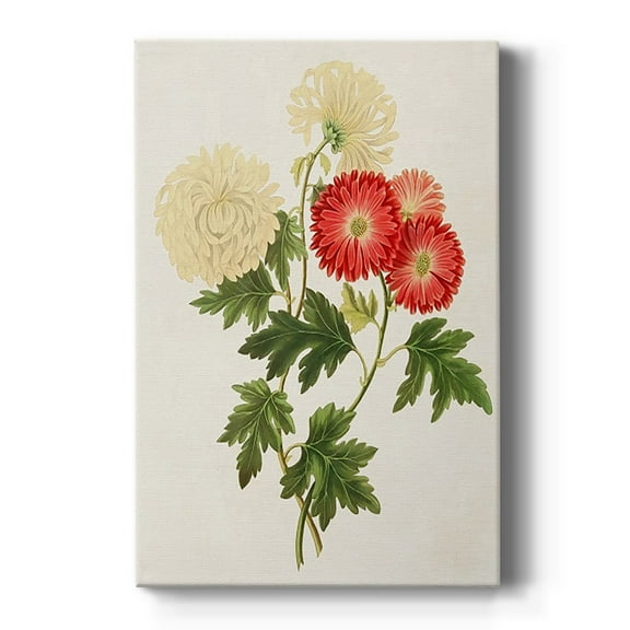 Flowers of the Seasons I Premium Gallery Wrapped Canvas - Ready to Hang