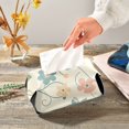 thumbnail image 1 of Flowers with Leaves Full Napkin Dispenser Leather Paper Napkins Holders Elegant Modern Fancy for Kitchen Dining Room Table Decor, 1 of 7