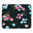 thumbnail image 1 of Flowery Bright Pattern in Small Scale Wild Candy Flowers Mousepad Mouse Pad Mouse Mat 9x10 inch, 1 of 3