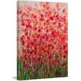 thumbnail image 1 of "Flowery Frenzy" Painting Print on Wrapped Canvas, 1 of 5