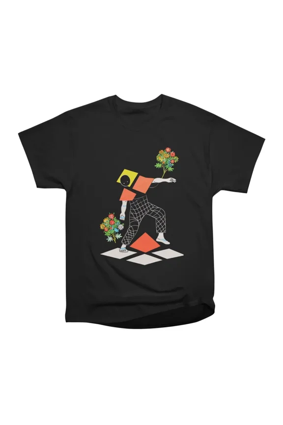 Flowery Structure T-Shirt Tee Gift For Him Merch For Her Apparel For Friend