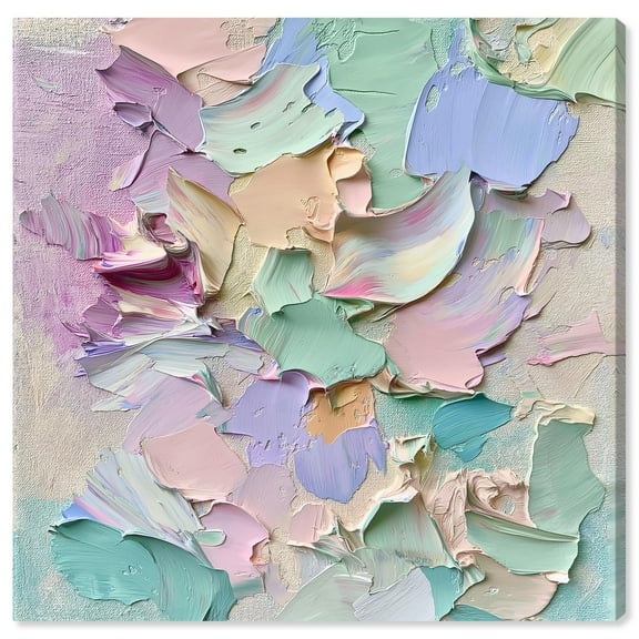 Flowing Mousse II Canvas Textured Digital by Art Remedy, Gallery Wrapped, 20 x 20