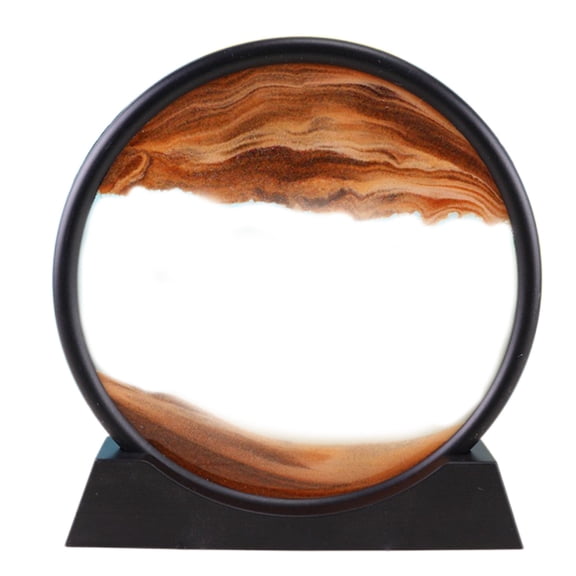 Flowing Sand Painting 3d Hourglass Decoration Flow Landscape Painting Quicksand