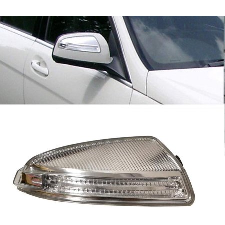 Flowing Turn Signal Light, LED Side Wing Mirror Indicator Rearview Mirror Lamp Dynamic Indicator Blinker Light W204 W164 ML Class ML300 Door Wing Mirror Turn Signal Light