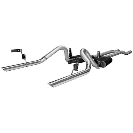 Flowmaster 17273 Header-back System - Dual Rear Exit - American Thunder - Moderate Sound