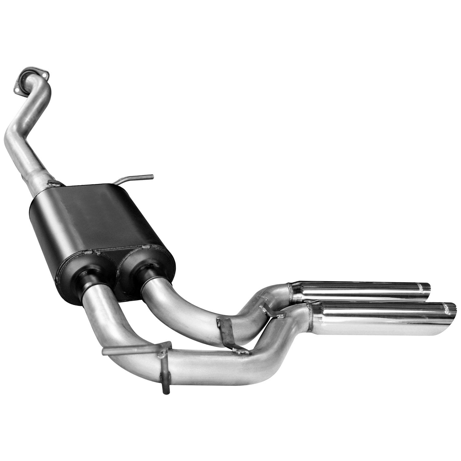 Free Shipping Flowmaster 17395 Cat back System Dual Same Side Exit American Thunder Aggressive Sound Walmart