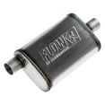 thumbnail image 1 of Flowmaster 71225 FlowFX Muffler 2.25" Offset Inlet Center Outlet - Moderate Sound 409 Stainless Steel, 1 of 5