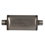 Flowmaster 71249 FlowFX Muffler 3 Center Inlet/3 Center Outlet - Moderate Sound 409 Stainless Steel