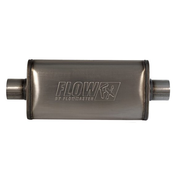 Flowmaster 71249 FlowFX Muffler 3" Center Inlet/3" Center Outlet - Moderate Sound 409 Stainless Steel
