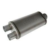 Flowmaster 72587 FlowFX Muffler 3.5 Center Inlet/2.5 Dual Outlet - Moderate Sound 409 Stainless Steel