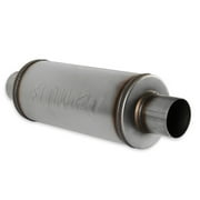 Flowmaster 72619 FlowFX Muffler 3 Inlet/Outlet - 6 Round Body - Moderate Sound 409 Stainless Steel