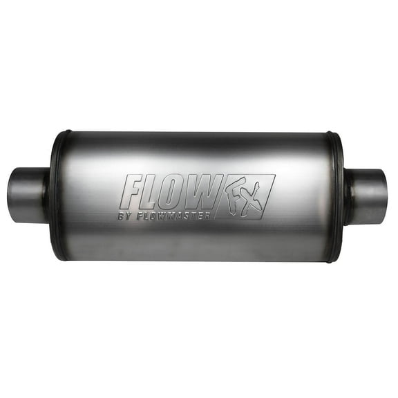 Flowmaster 74151 FlowFX Muffler 3.5" Center Inlet/Outlet - Moderate Sound 409 Stainless Steel