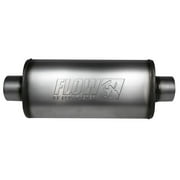 Flowmaster 74151 FlowFX Muffler 3.5 Center Inlet/Outlet - Moderate Sound 409 Stainless Steel