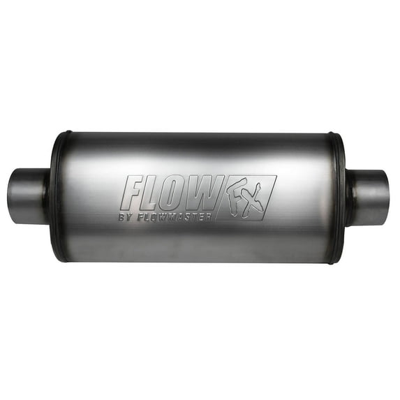 Flowmaster 74151 FlowFX Muffler 3.5" Center Inlet/Outlet - Moderate Sound 409 Stainless Steel