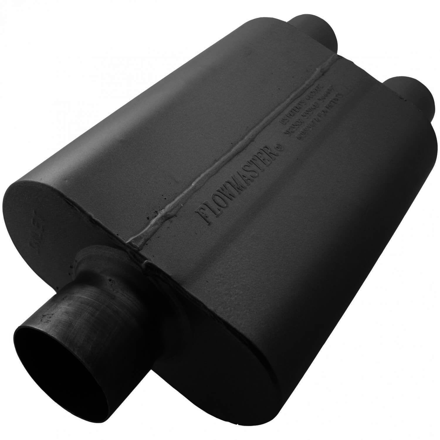 Flowmaster 80430402 40 Series Muffler 409S - 3.00 Center In / 2.50 Dual ...